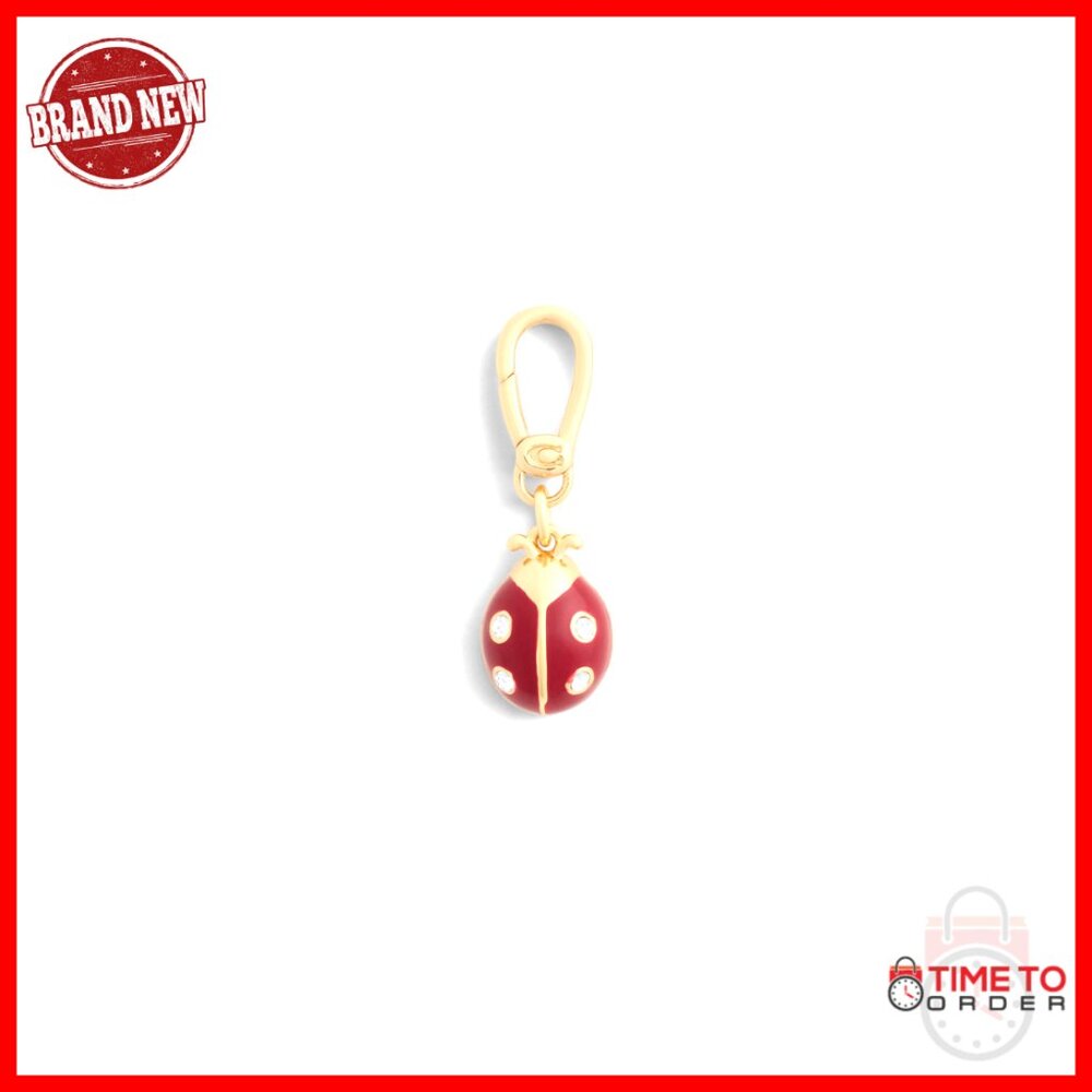 Signature Jewelry Charm Minimal Elegant Collectible Ladybug Enamel Sparkly
